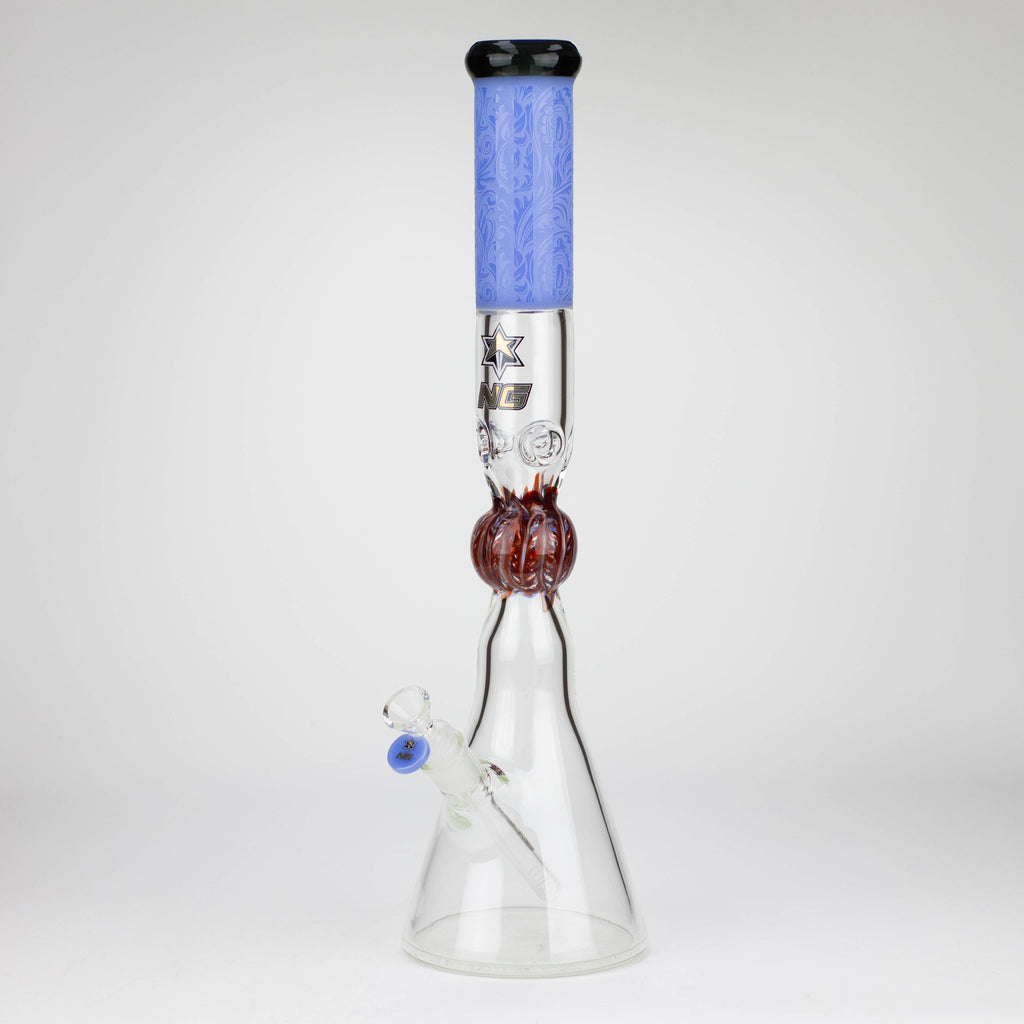 NG | 18.5 inch Sandblasted Filigree Beaker [S397]