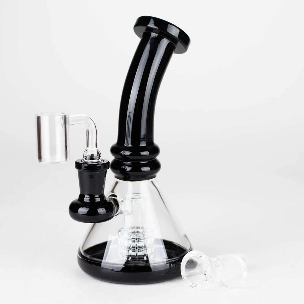 Z7"  2-in-1 Color accented Rig with perc (Banger and Bowl Included)