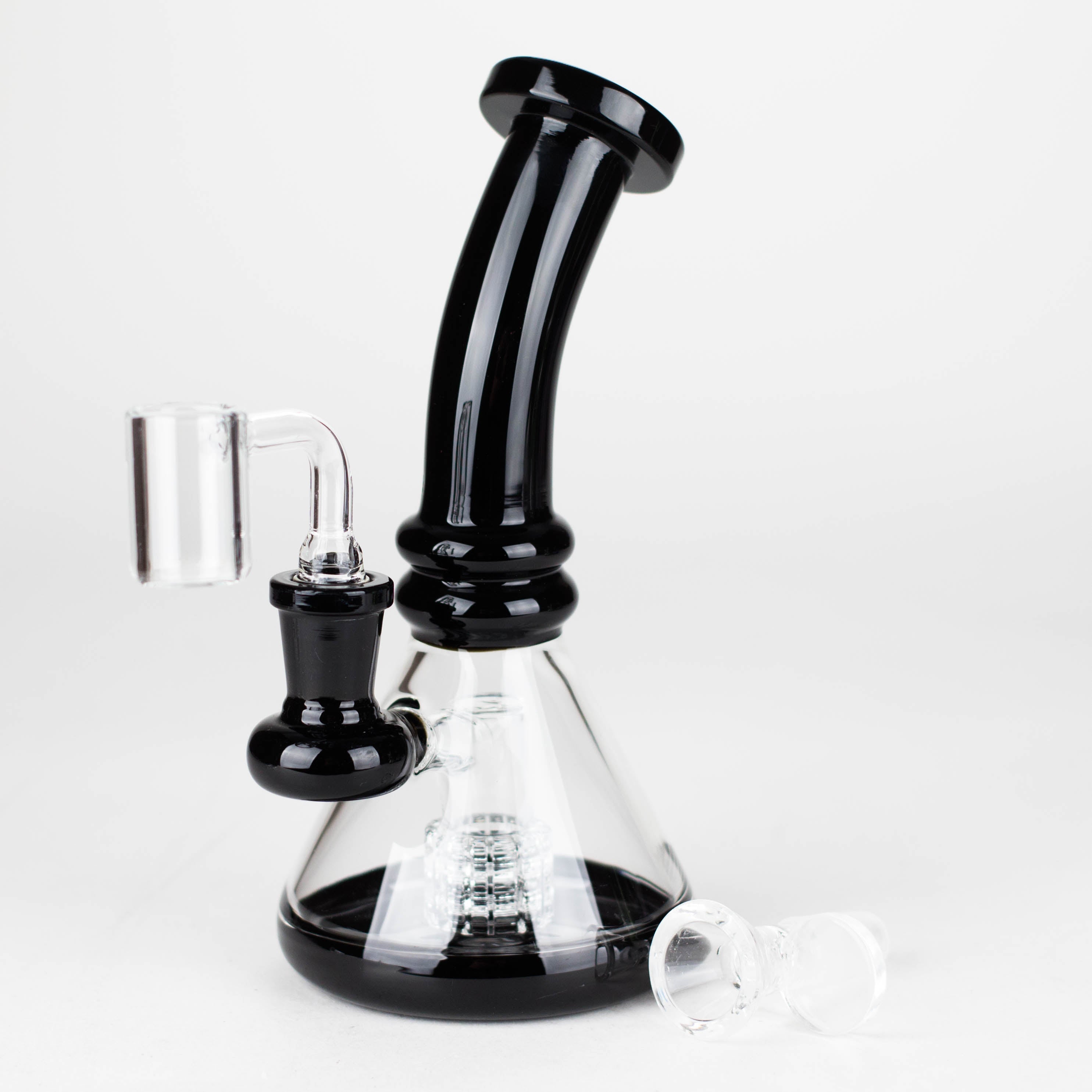 Z7"  2-in-1 Color accented Rig with perc (Banger and Bowl Included)