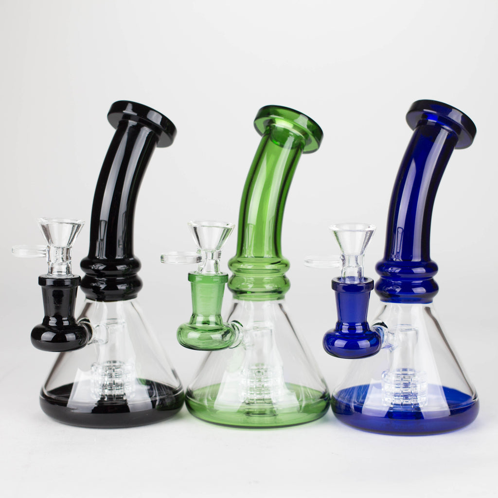 Z7"  2-in-1 Color accented Rig with perc (Banger and Bowl Included)