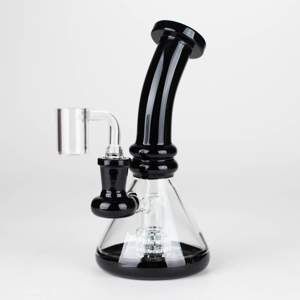 Z7"  2-in-1 Color accented Rig with perc (Banger and Bowl Included)