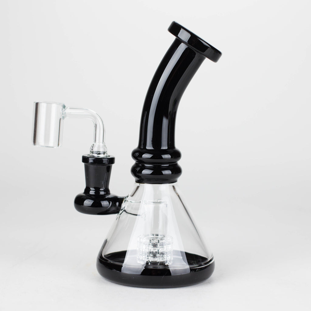Z7"  2-in-1 Color accented Rig with perc (Banger and Bowl Included)