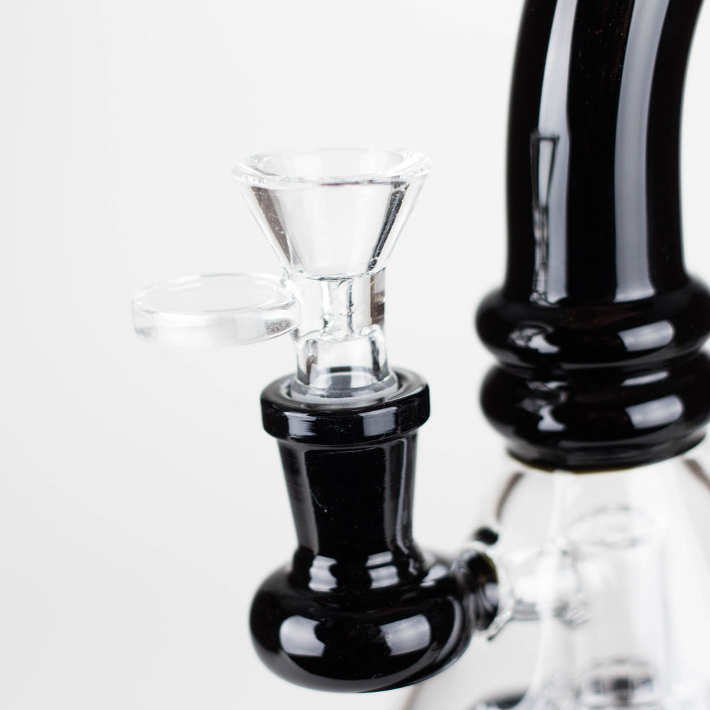 Z7"  2-in-1 Color accented Rig with perc (Banger and Bowl Included)