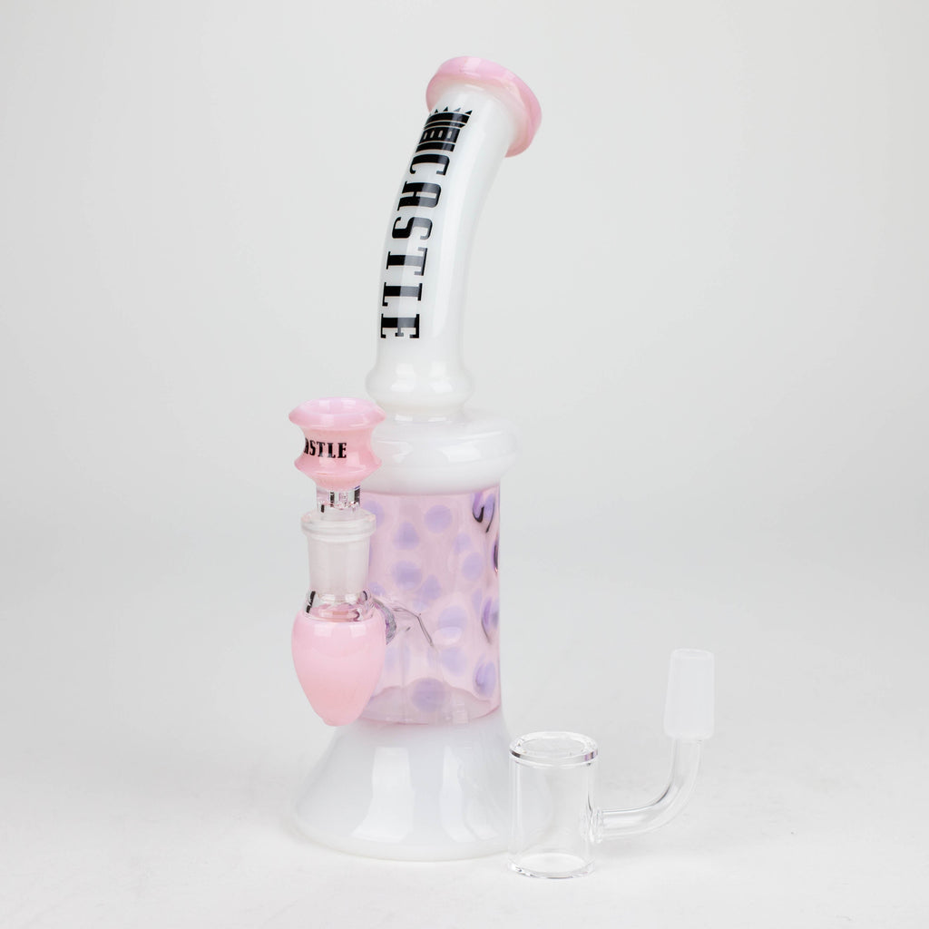 Castle Glassworks | 9" 2-in-1  Color Spots Rig