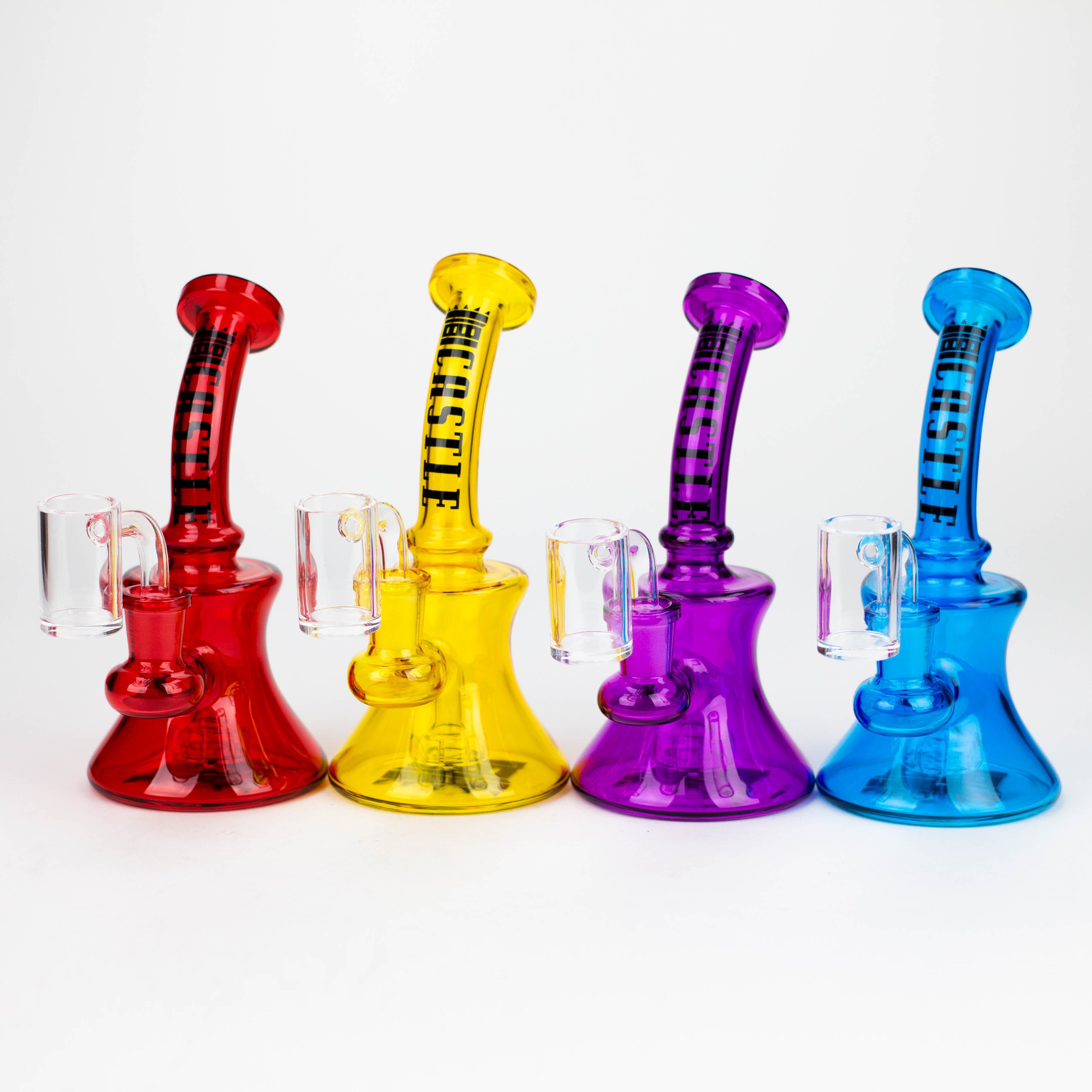 Castle Glassworks | 7" Mini Electroplated Rig
