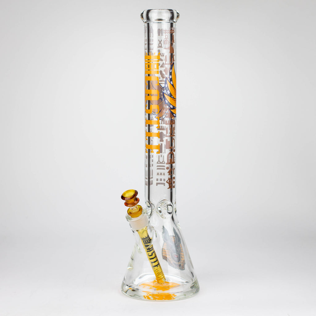 Castle Glassworks | 18" Anubis Beaker Bong