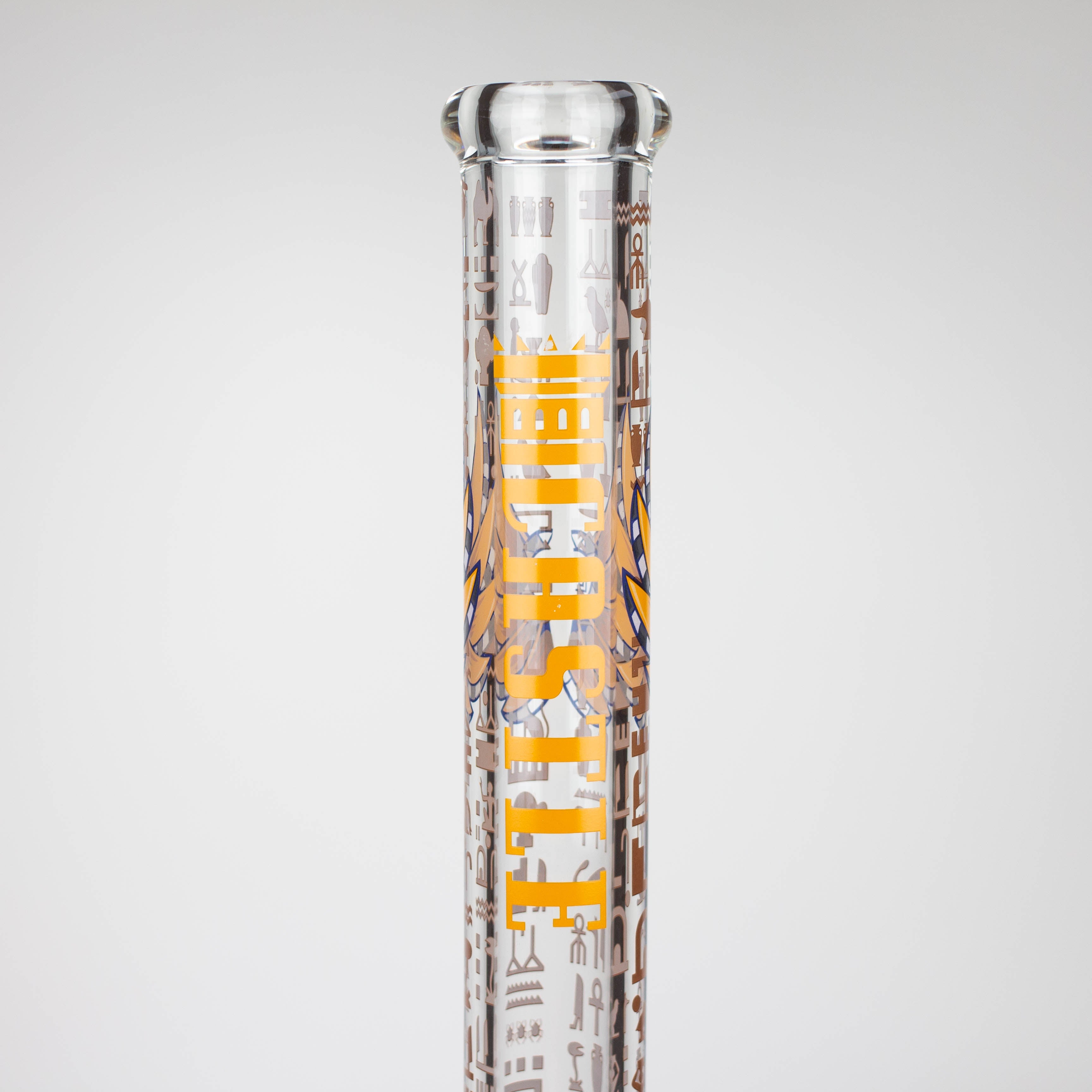 Castle Glassworks | 18" Anubis Beaker Bong