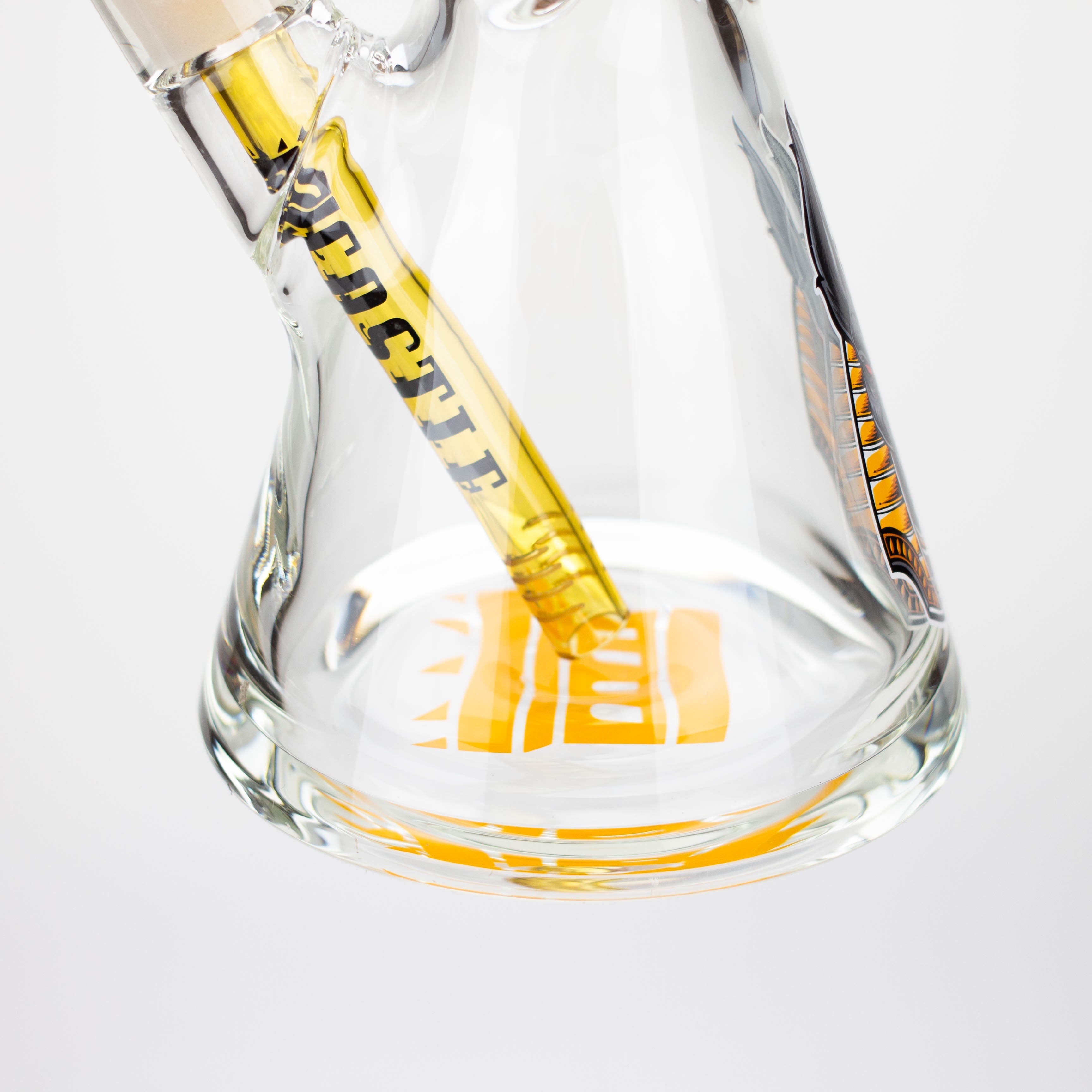 Castle Glassworks | 18" Anubis Beaker Bong