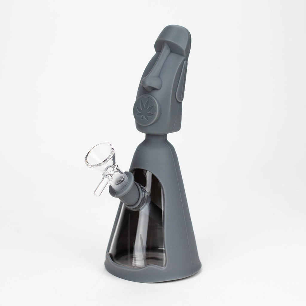 8" Resurrected stone statue water pipe [H262]