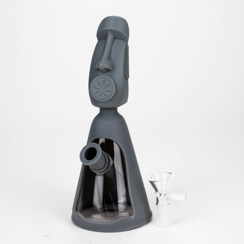 8" Resurrected stone statue water pipe [H262]