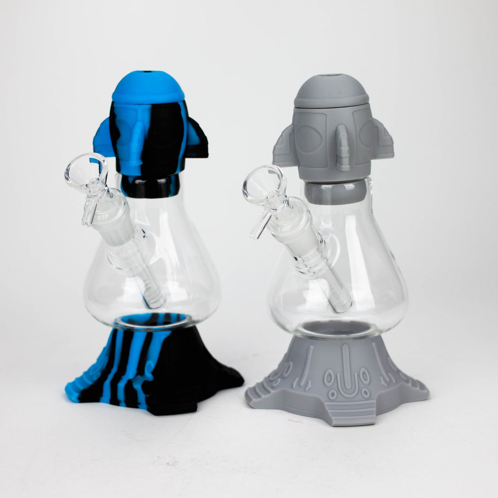 9" Rocket beaker water pipe-Assorted [H220]