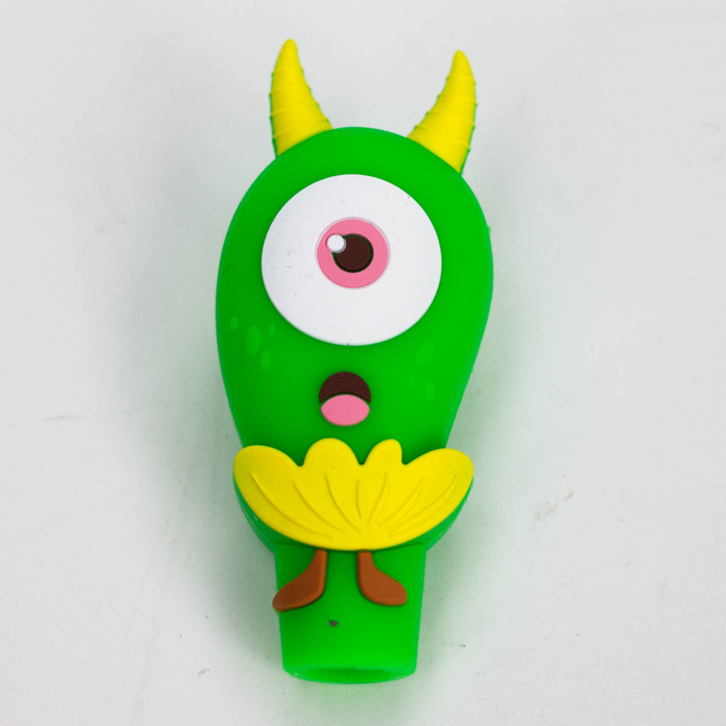 3.5" One-Eyed Eggplant Smoking Hand Pipe-Assorted [H326]