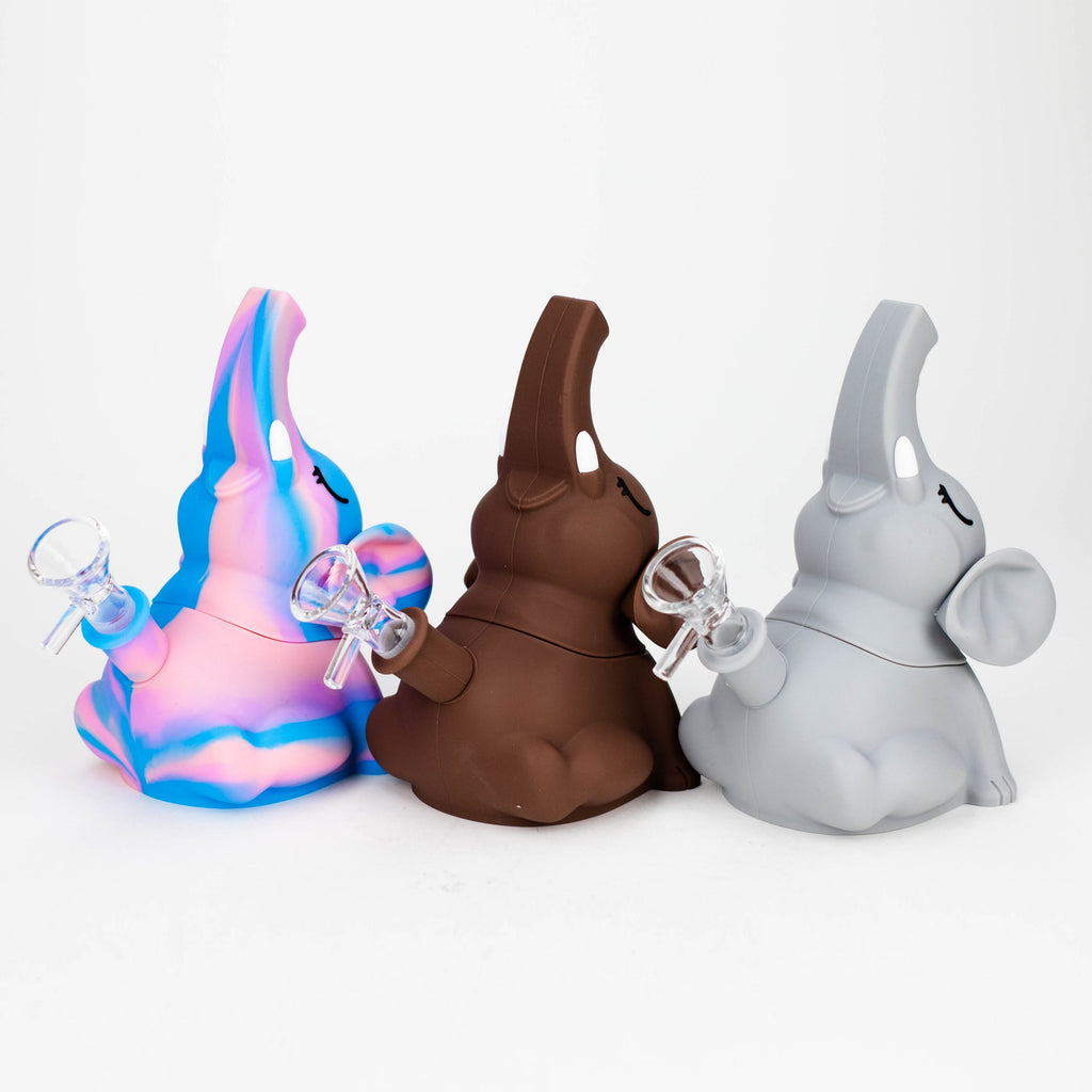 6" Elephant water pipe-Assorted [H231]