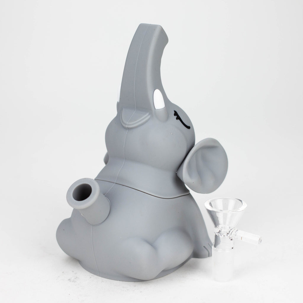 6" Elephant silicone water pipe [YS-377]
