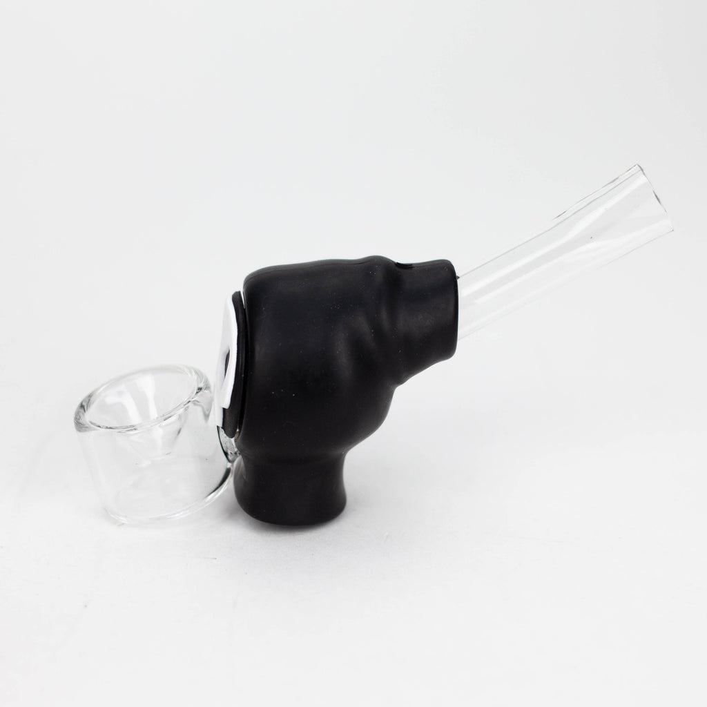 4" Skull Cap hand pipe-Assorted [H283]