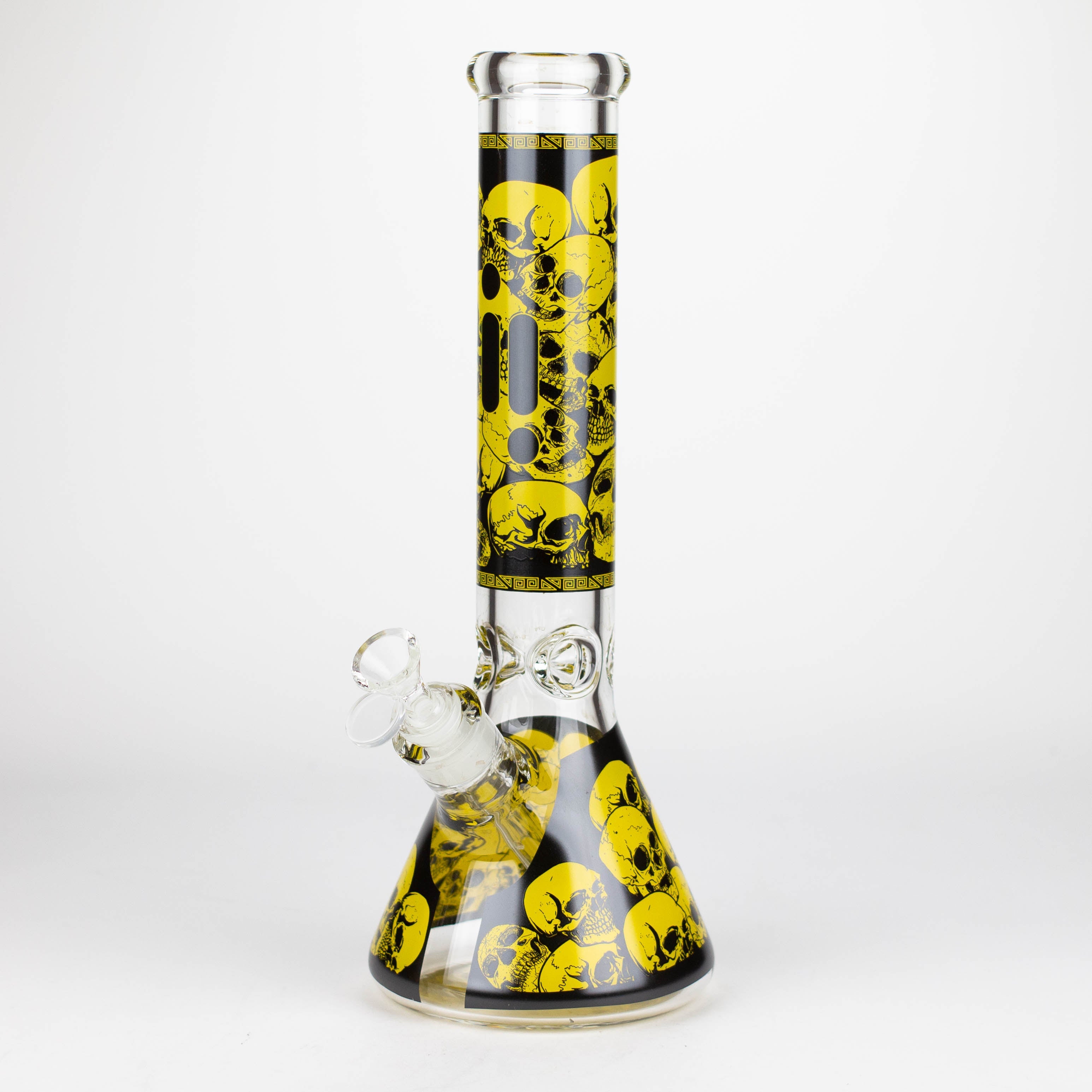 Infyniti | 14" Skull beaker 7 mm glass bong