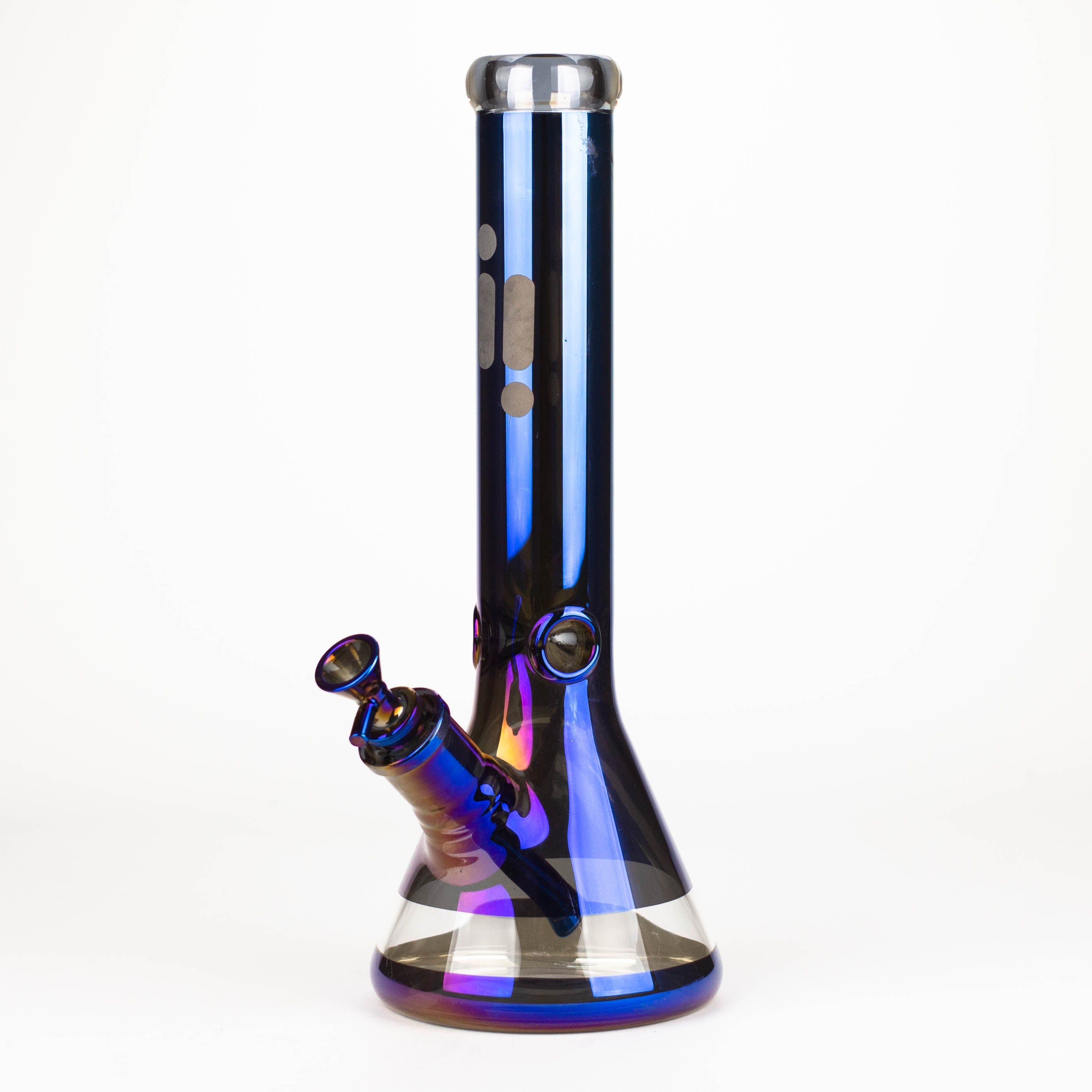 13.5" Infyniti 7 mm metallic beaker bong ( GP2041 )