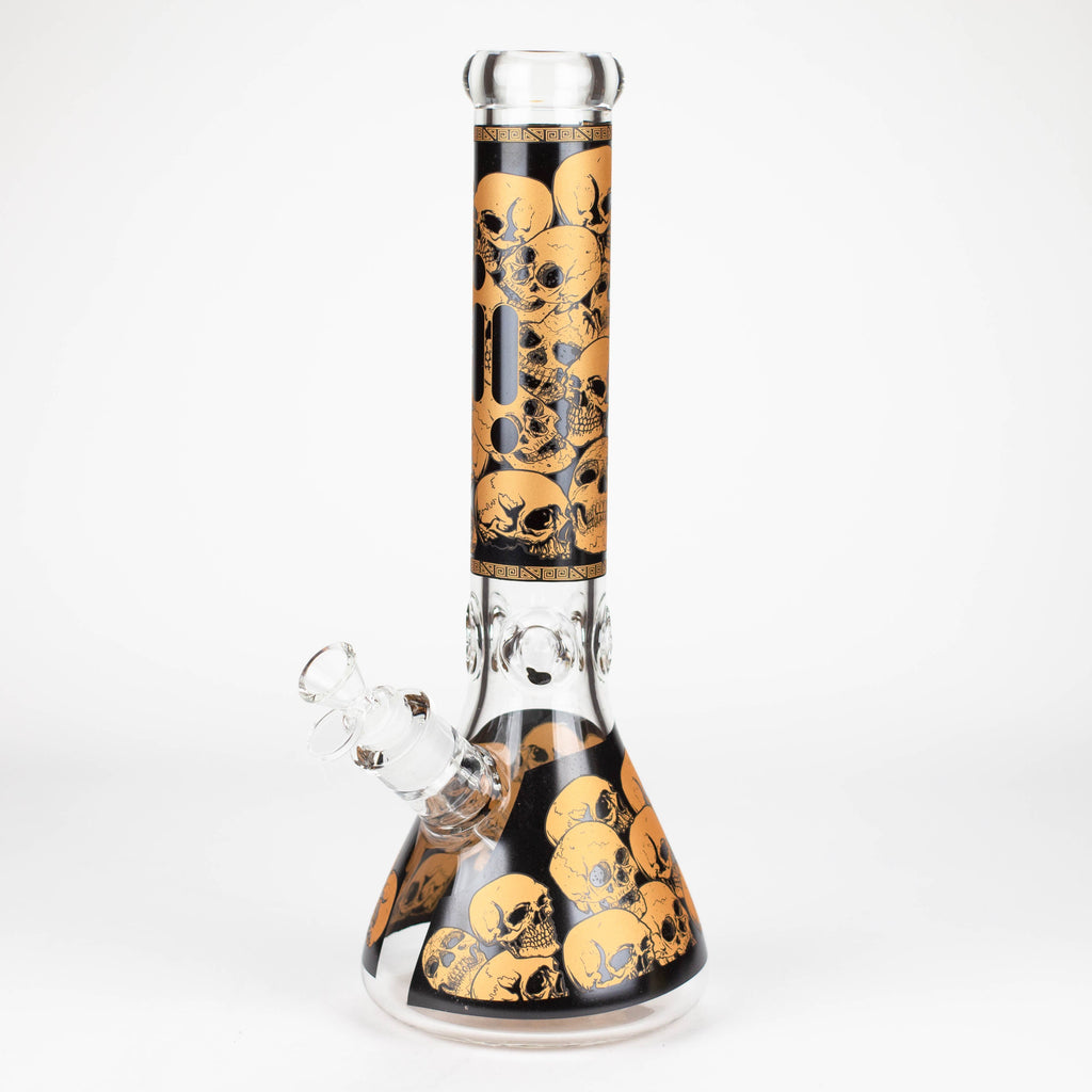 Infyniti | 14" Skull beaker 7 mm glass bong