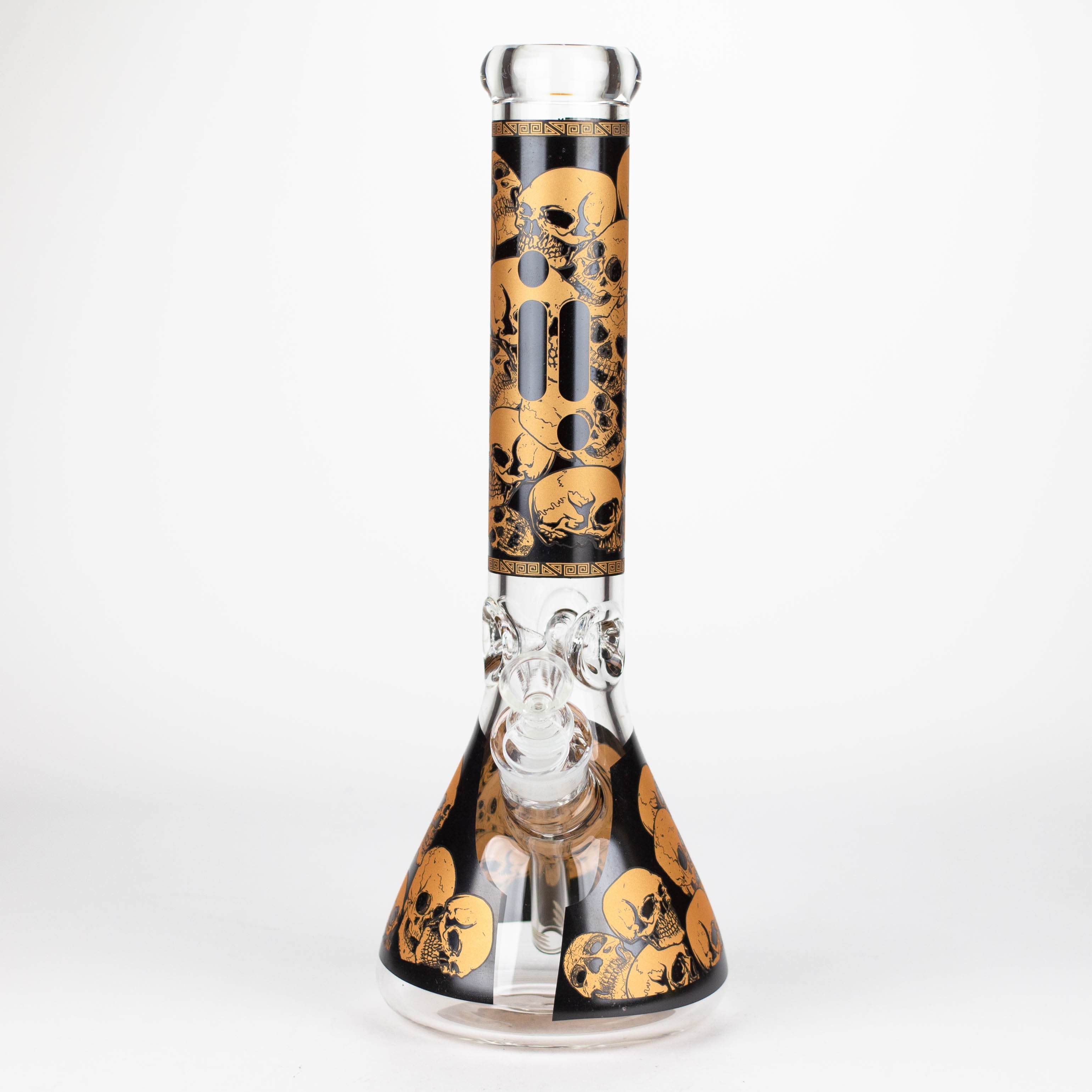 Infyniti | 14" Skull beaker 7 mm glass bong