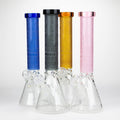 COBRA | 14" sandblasted geometric graphic 7 mm glass bong [YK06]