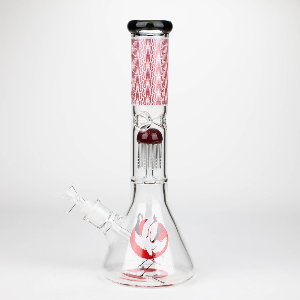 Infyniti | Untamed 14" 7 mm classic beaker water bong - Crane [GP2020]
