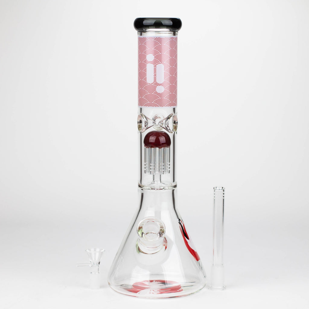 Infyniti | Untamed 14" 7 mm classic beaker water bong - Crane [GP2020]