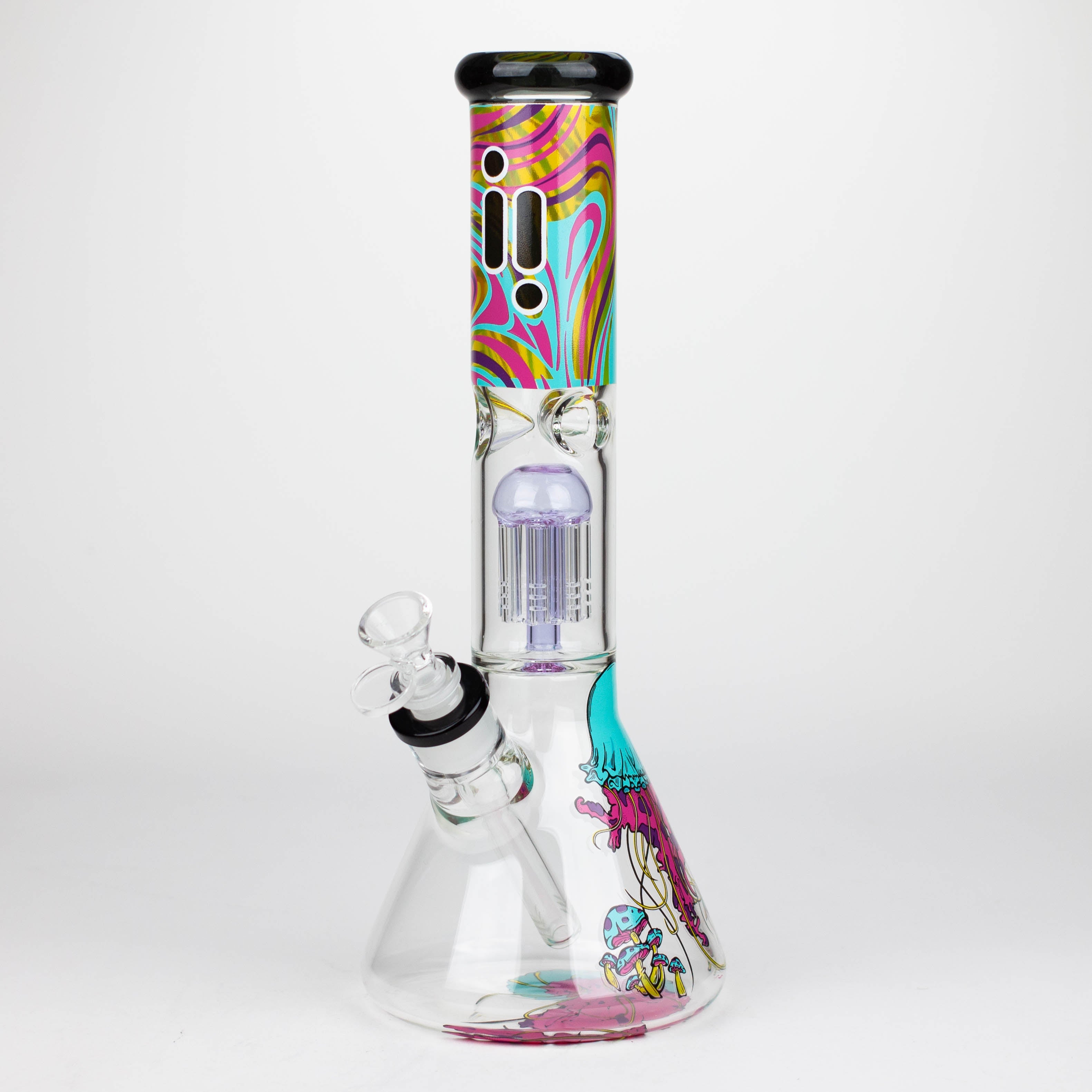 Infyniti | Untamed 14" 7 mm classic beaker water bong - Jellyfish [GP2016]
