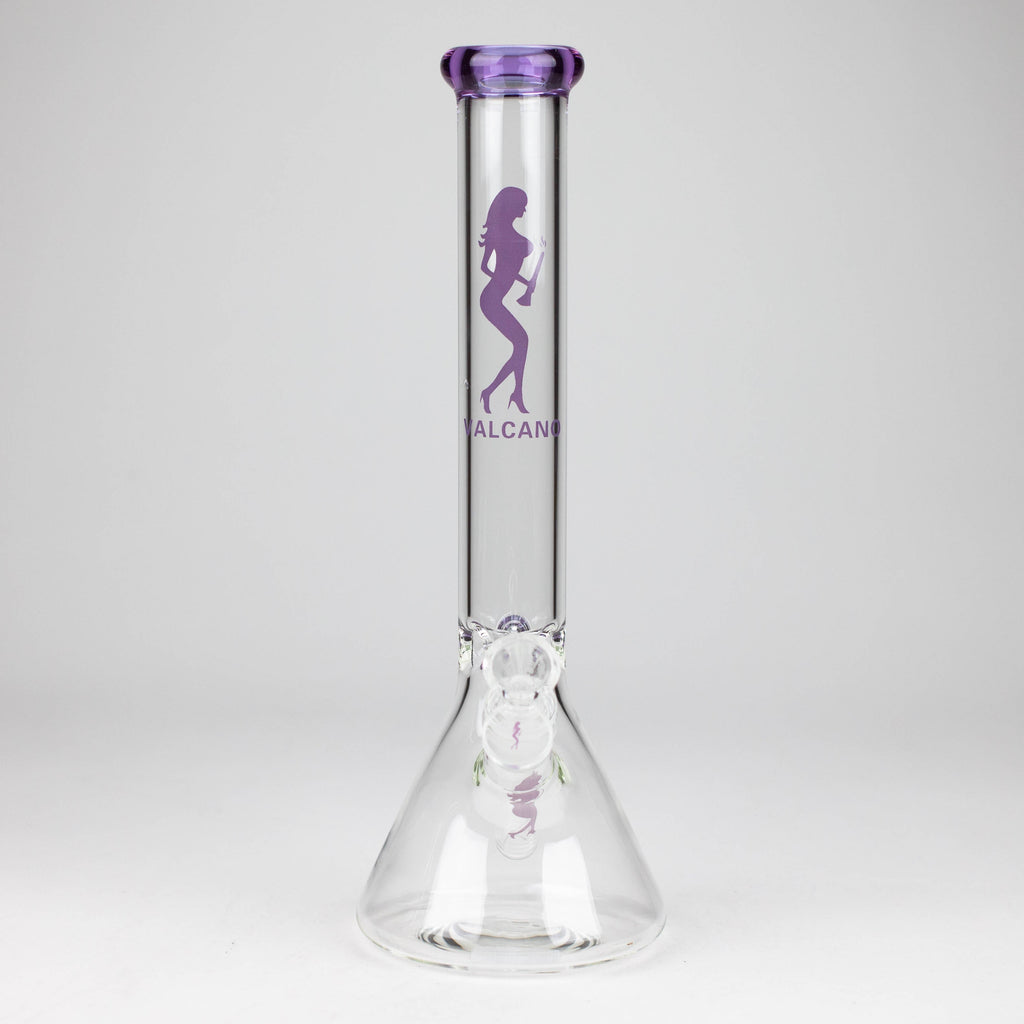 VALCANO | 12" beaker glass water bong [GB16710]