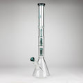 GENIE | 24" 9mm Triple Percolator Beaker Glass Bong [GB1907]