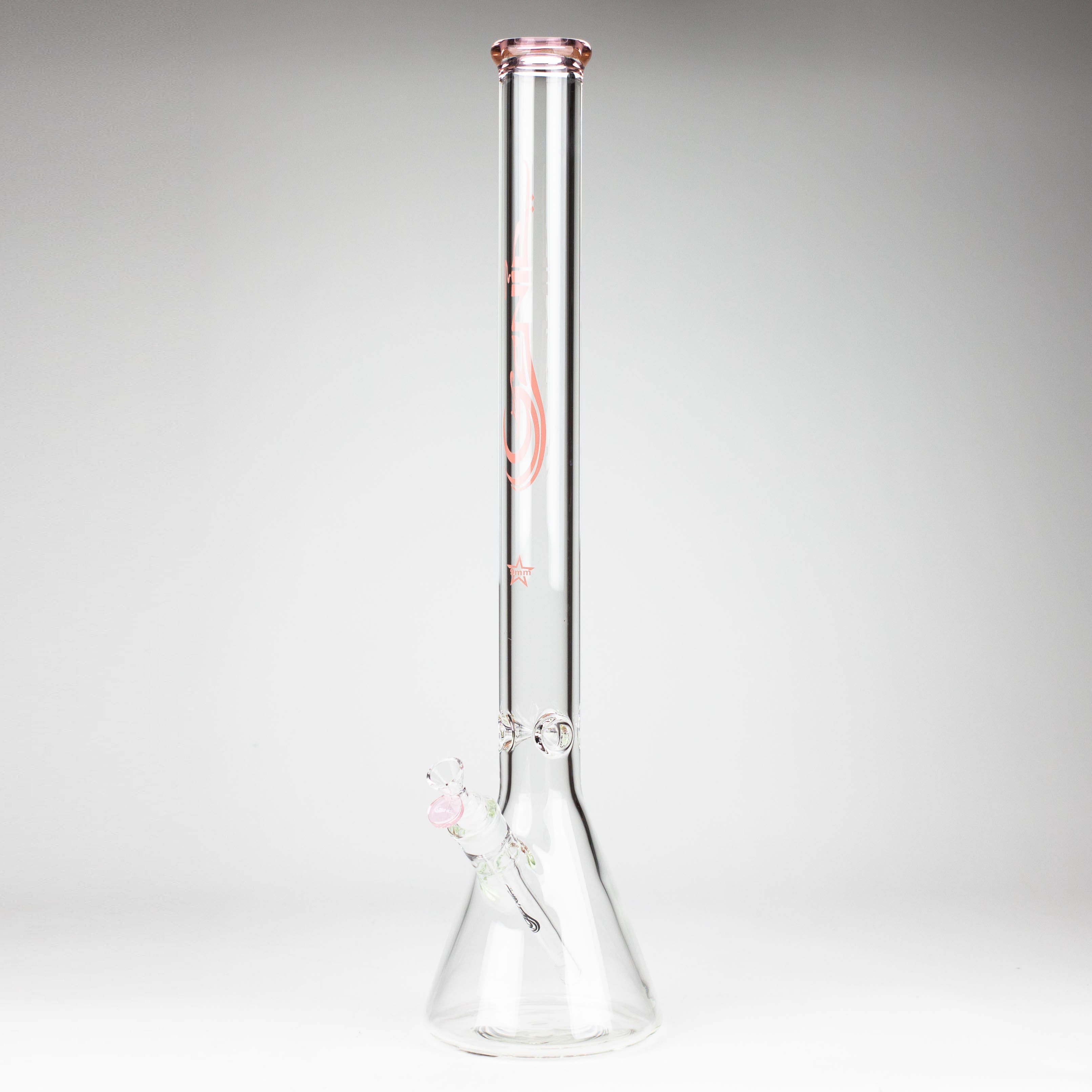 GENIE | 22" 9 mm Beaker Glass Bong [GE1003]