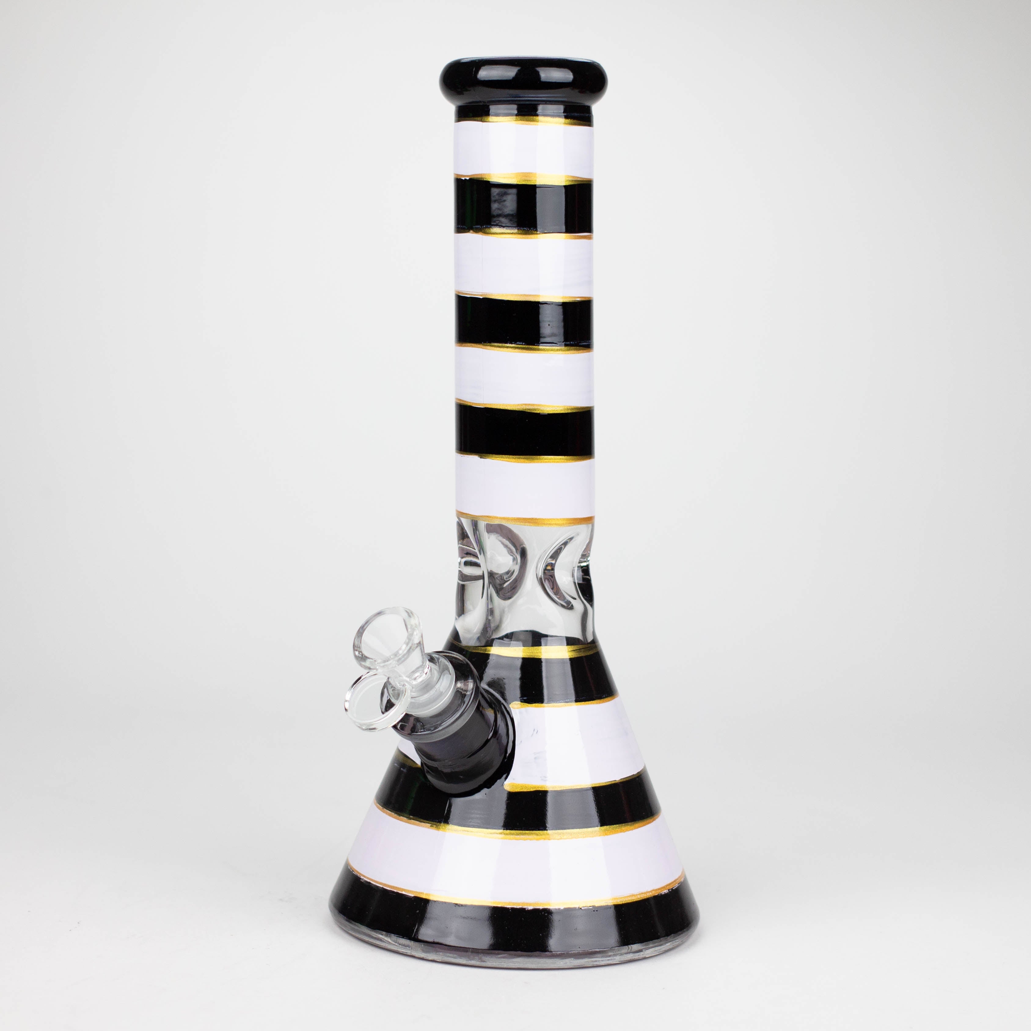 12.5" Soft glass 7mm beaker water bong [M12006A]