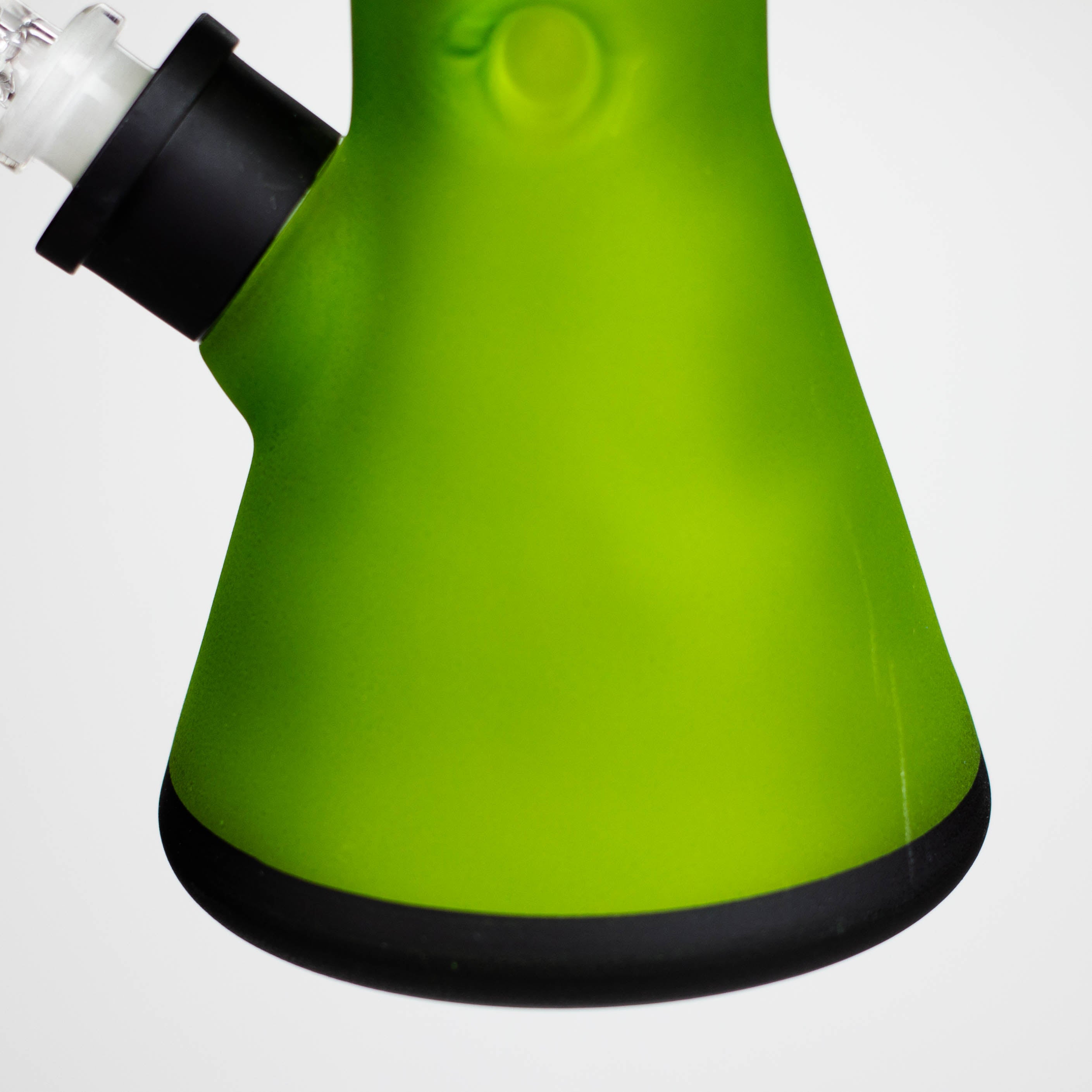 8" Soft glass 7mm beaker water bong [M08001]