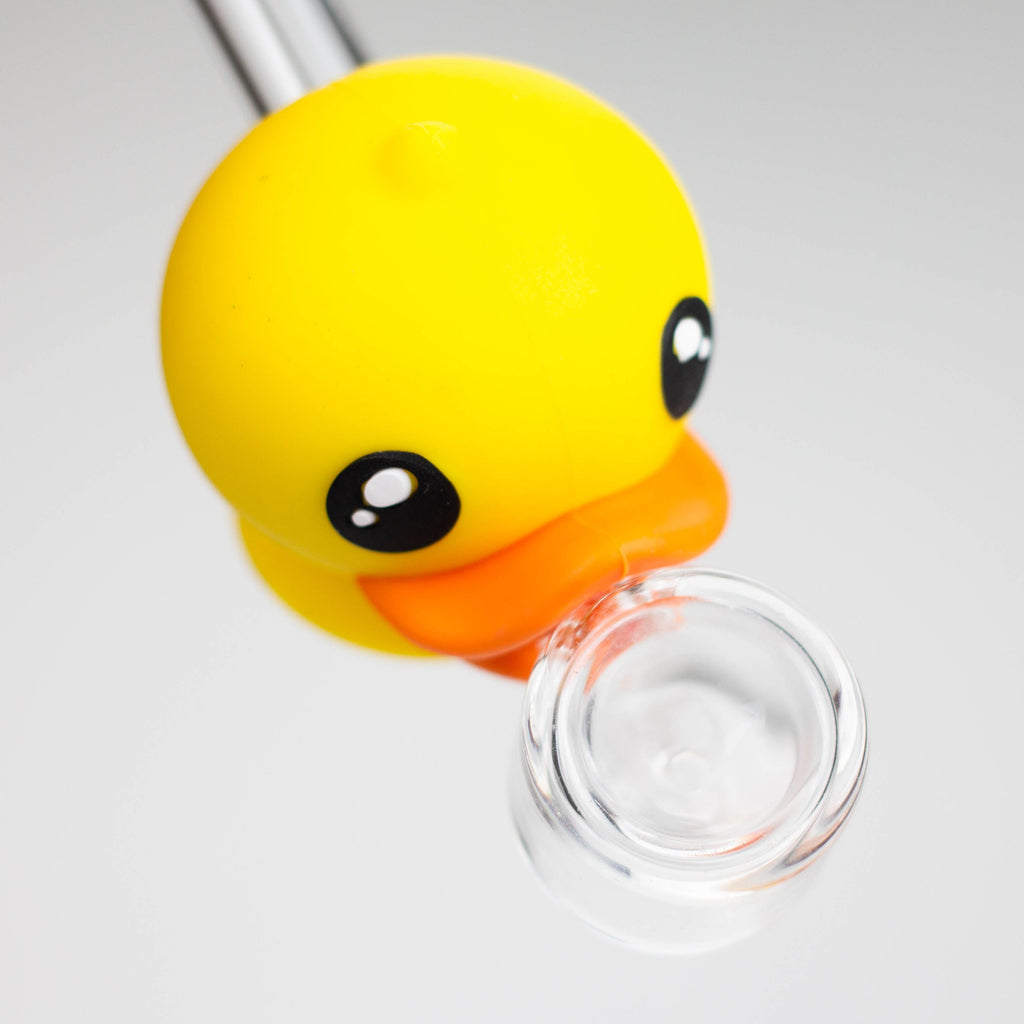4" Duck Glass hand pipe-Assorted [H360]