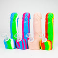 7" Silicone Penis Shape Bong-Assorte[155B]