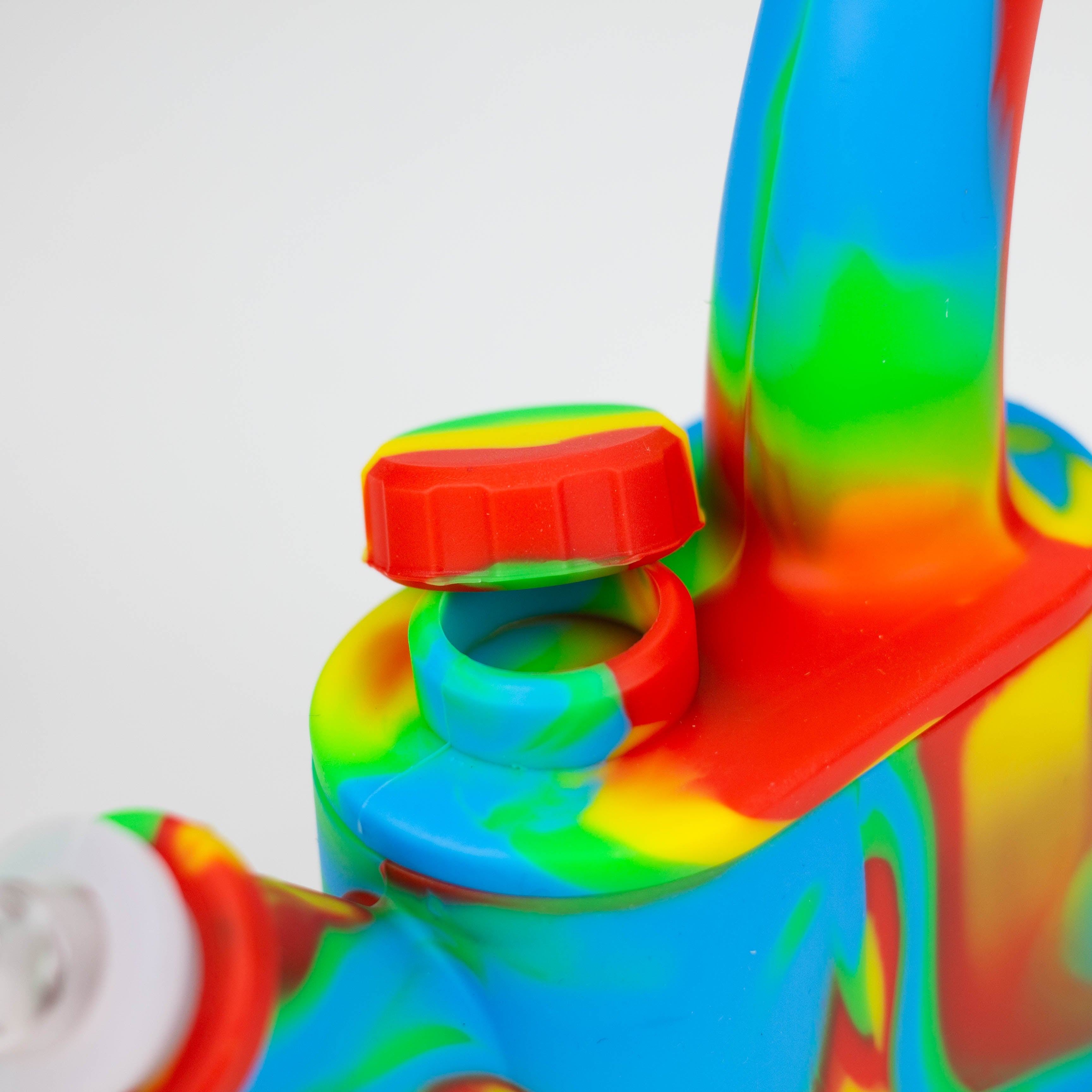 8.8" Silicone Flat bottom Rig-Assorted [018B]