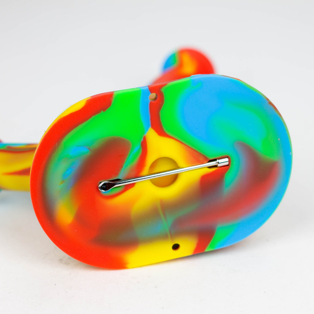 8.8" Silicone Flat bottom Rig-Assorted [018B]