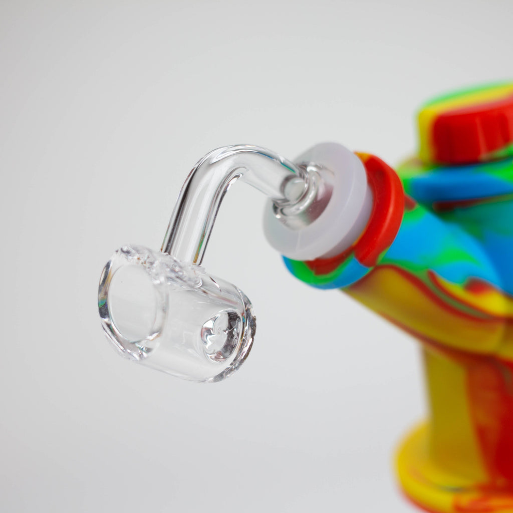 8.8" Silicone Flat bottom Rig-Assorted [018B]