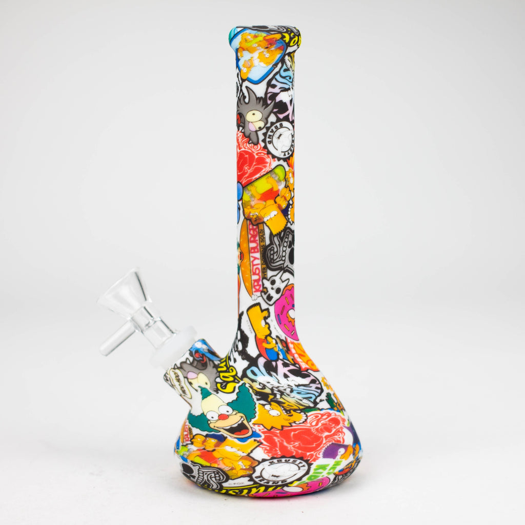 7.5" Silicone Mini Bong - Assorted [143B]