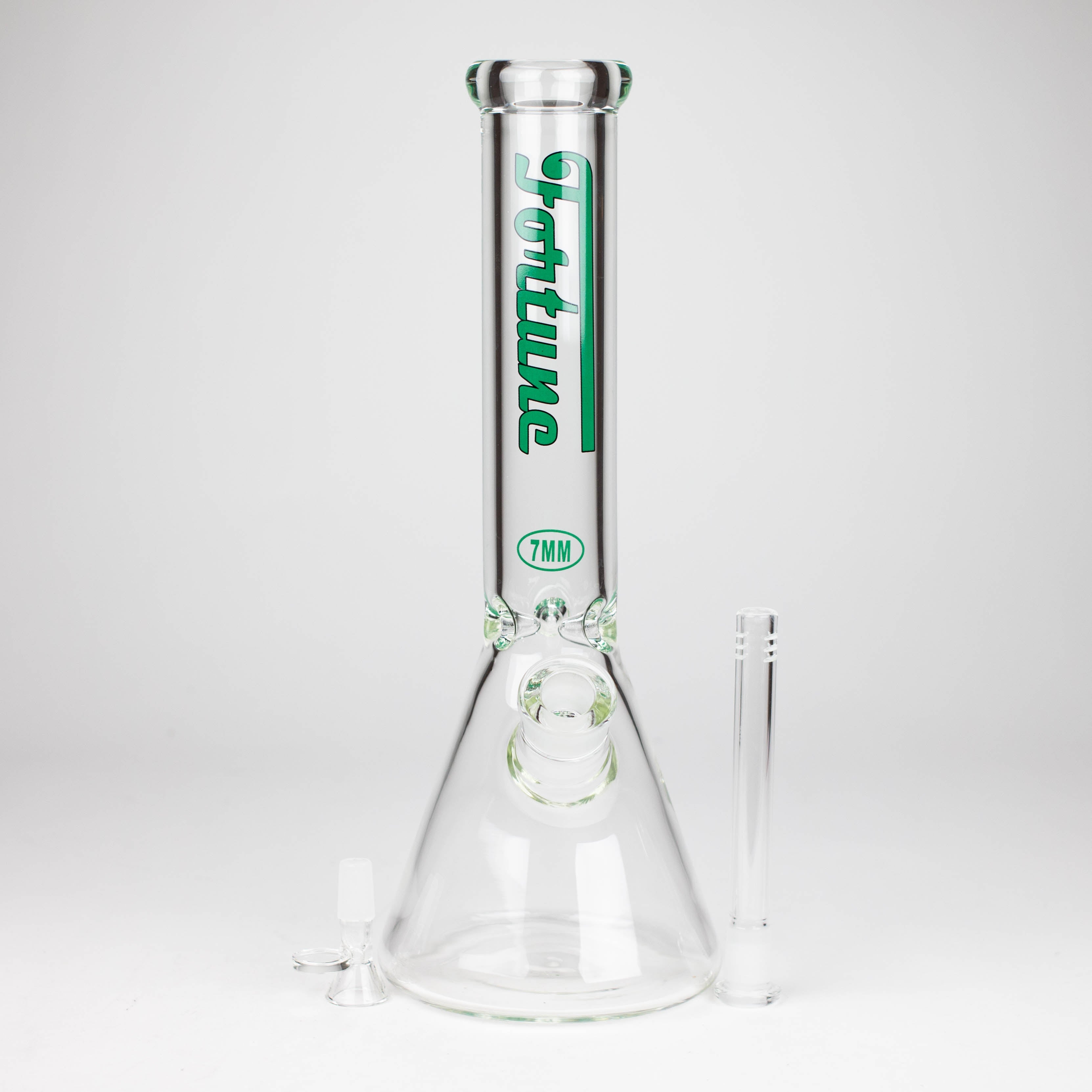 Fortune | 14" 7mm Beaker Glass Bong [145007]