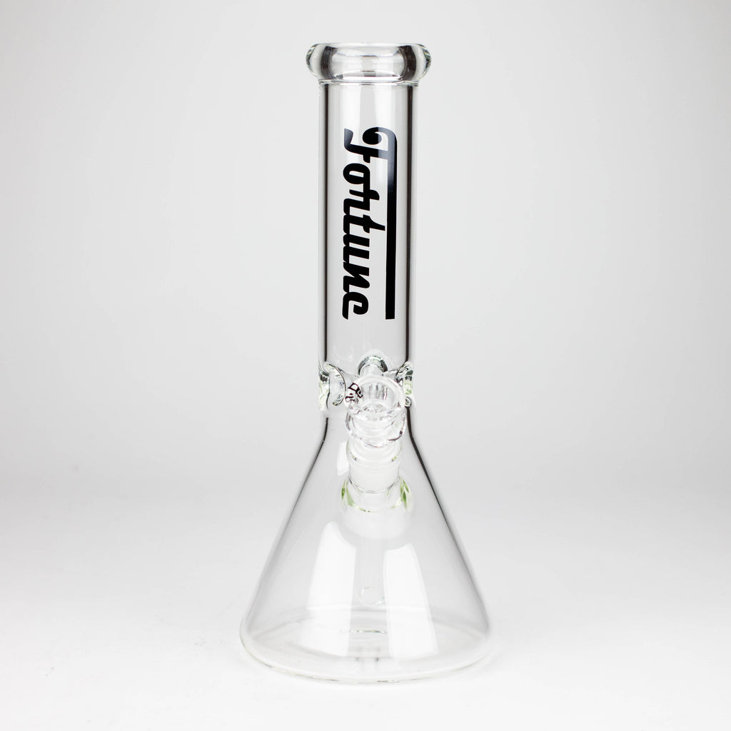 Fortune | 12" 5mm Beaker Glass Bong [125005]
