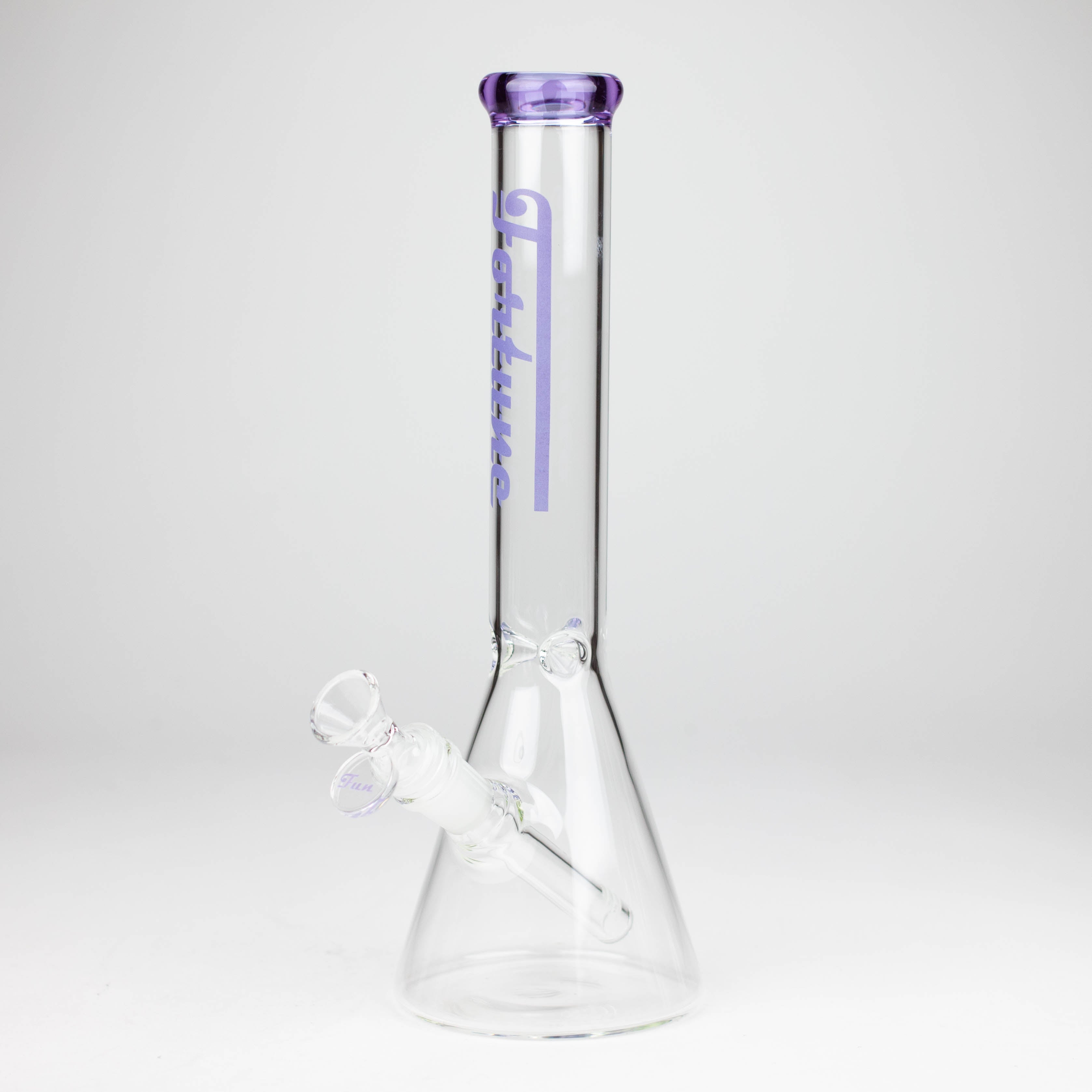 Fortune | 12“ 4mm Color Accented Beaker Bong [123804]