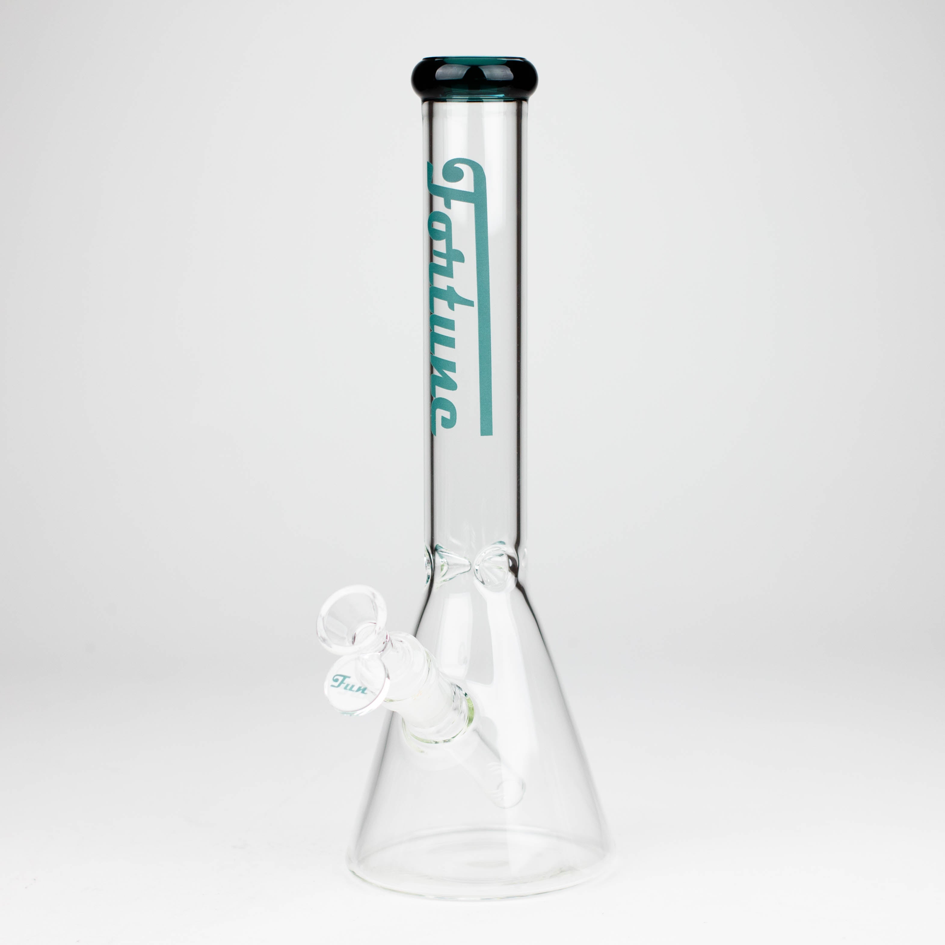 Fortune | 12“ 4mm Color Accented Beaker Bong [123804]