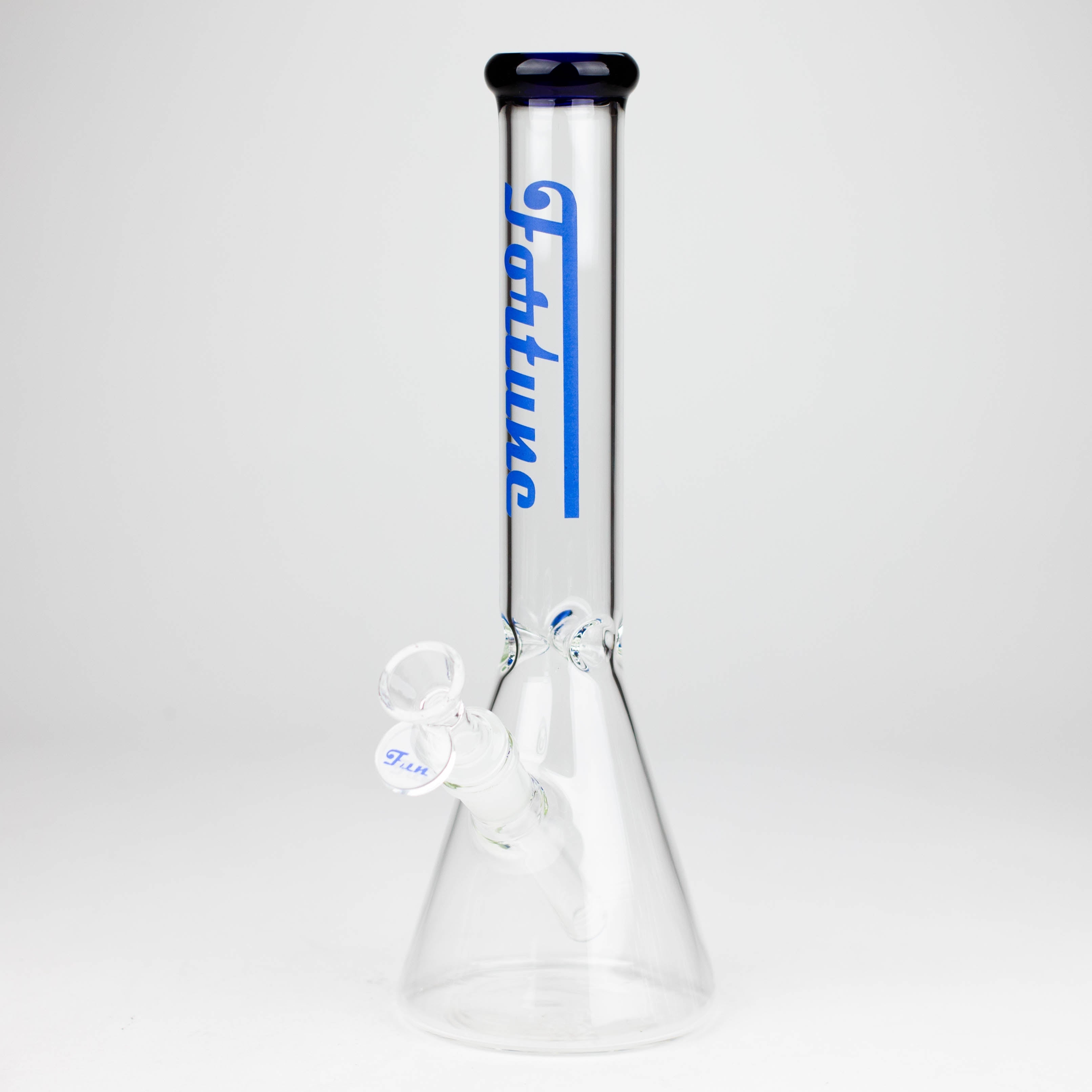 Fortune | 12“ 4mm Color Accented Beaker Bong [123804]