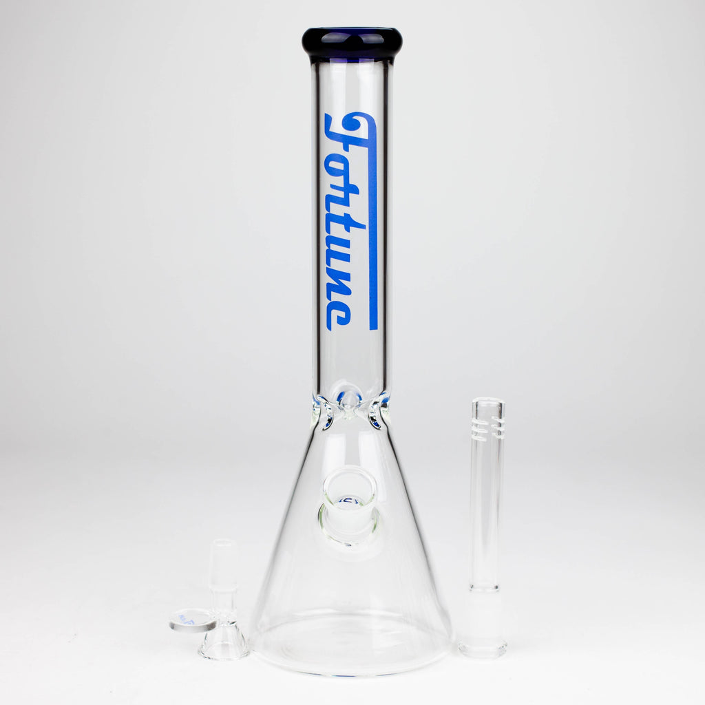 Fortune | 12“ 4mm Color Accented Beaker Bong [123804]