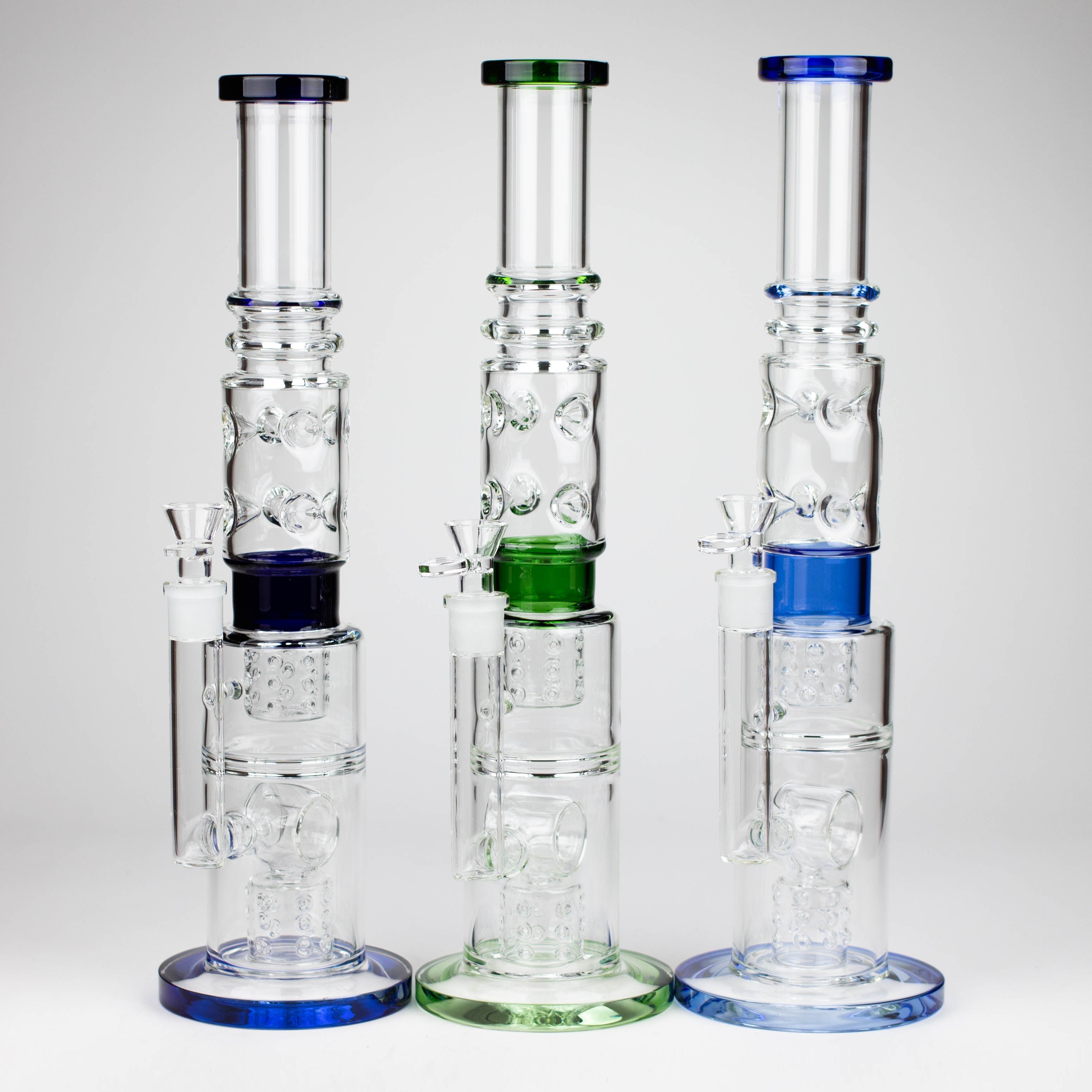 Fortune | 18" Straight Glass Bong [Bong 005]