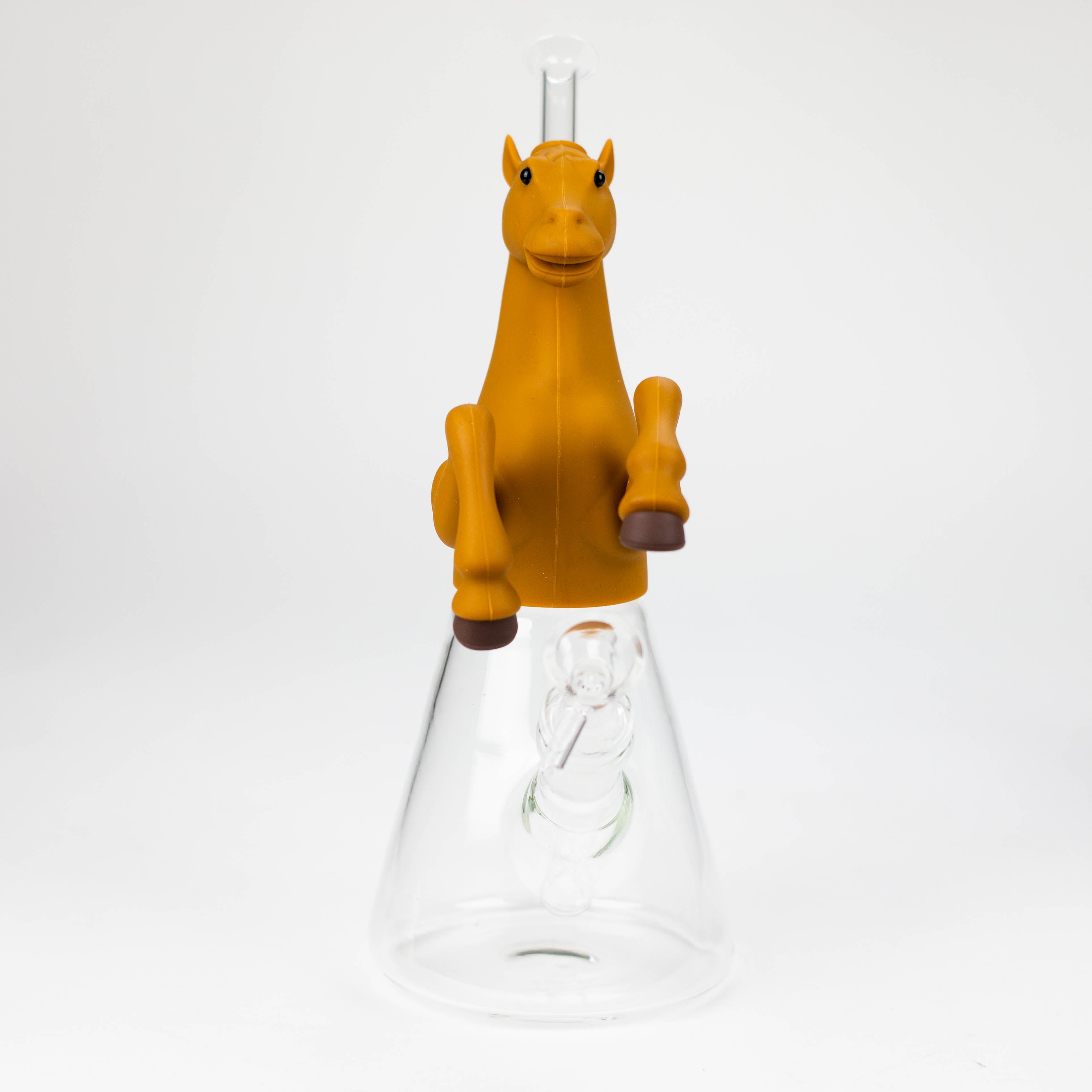 10.5" Wild horse glass water pipe-Assorted [H372]