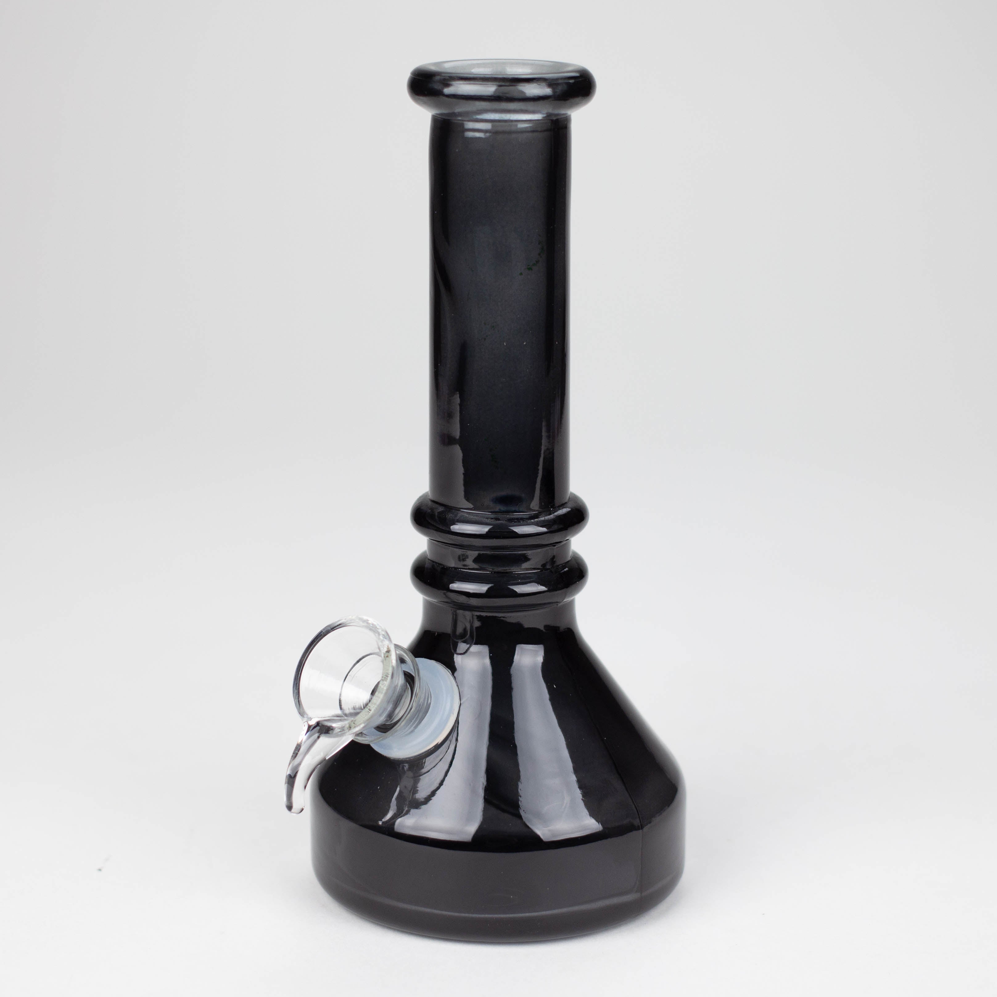 6" heavy color soft glass water bong ( HX4001 )