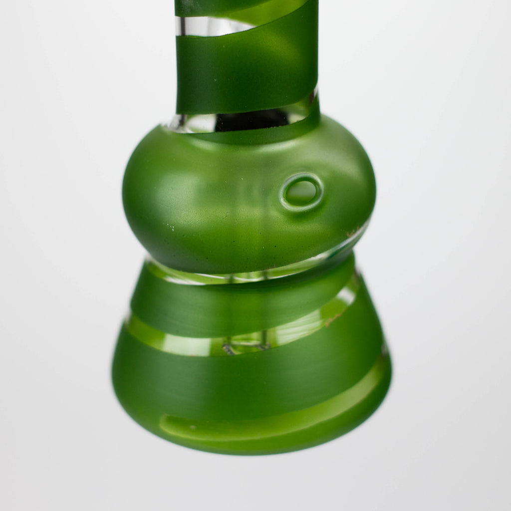 5" Color Stripe Diamond Base mini bong-Assorted