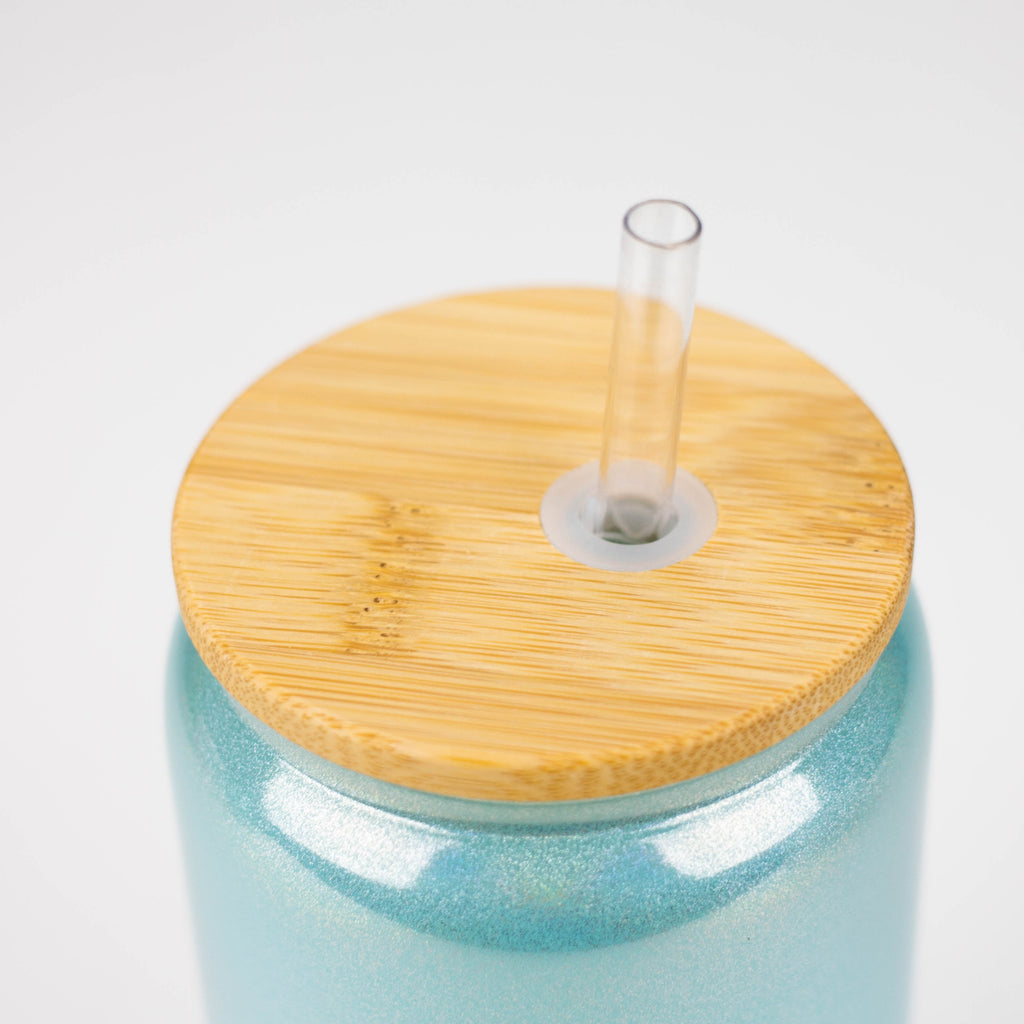 TRIM QUEEN | MIDDLE FINGER GLASS TUMBLER WITH LID AND STRAW