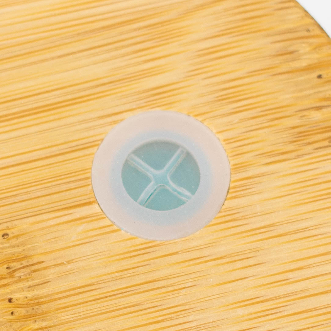 TRIM QUEEN | GOOD VIBES GLASS TUMBLER WITH LID AND STRAW